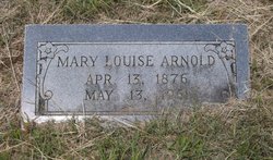 Mary Louise <I>Hamlett</I> Arnold 