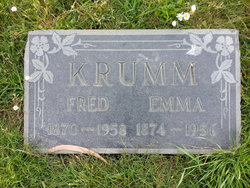 Frederick W “Fred” Krumm 