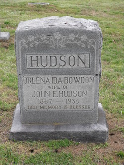 Orlena Ida <I>Bowdon</I> Hudson 