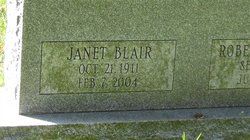 Janet <I>Blair</I> Bogar 