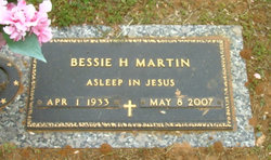 Bessie Lee <I>Handy</I> Martin 