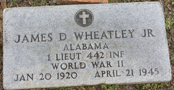 1LT James David Wheatley Jr.
