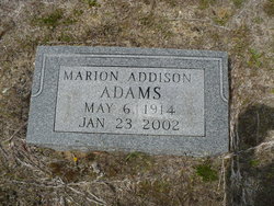 Marion <I>Addison</I> Adams 