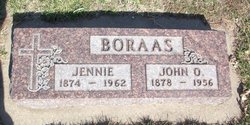 Jorgenia O “Jennie” <I>Stenson</I> Boraas 