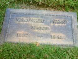 Margaret Lucretia “Maggie” <I>Black</I> Mann 