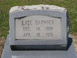 Katherine Florence <I>Harrell</I> Barwick 