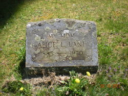 Alice L <I>Bain</I> Lant 