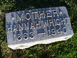 Hannah B <I>Barningham</I> Wright 