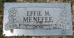 Effie Mae <I>Davis</I> Menefee 