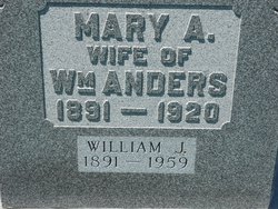 Mary Ann <I>May</I> Anders 