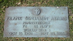 Frank Benjamin Adams 