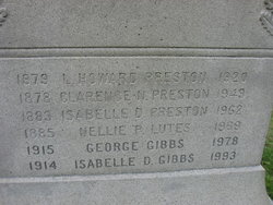 Isabelle Doris <I>Preston</I> Gibbs 