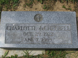 Charlotte Elizabeth deCheubell 