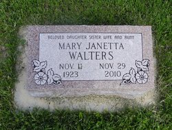 Mary Jeannetta <I>Short</I> Walters 