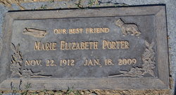 Marie Elizabeth <I>Pieper</I> Porter 
