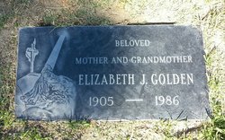 Elizabeth Jane “Goldie” <I>Westerman</I> Golden 