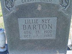 Lillie Ney <I>Eakins</I> Barton 