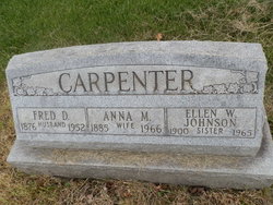 Ellen W <I>Johnson</I> Carpenter 