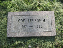 Ann <I>Godfrey</I> Leverich 