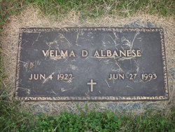 Velma D Albanese 