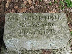 Ann <I>Langan</I> Bowers 