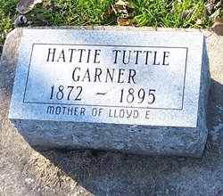 Harriett “Hattie” <I>Tuttle</I> Garner 