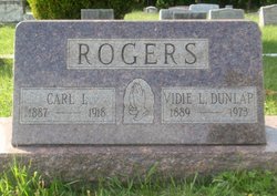 Vidie L. <I>Samuels</I> Rogers-Dunlap 