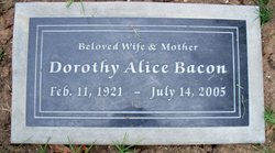Dorothy Alice <I>Belyea</I> Bacon 