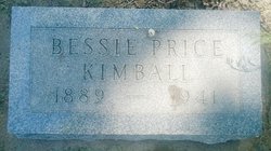 Bessie <I>Price</I> Kimball 