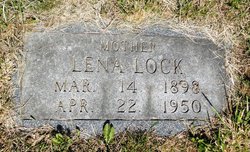 Lena May <I>Lock</I> Brown 