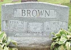 Elmer J Brown 