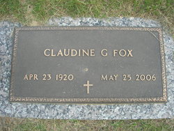 Claudine Grace “Dinnie” <I>Brown</I> Fox 
