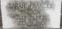 Sarah Frances <I>Barrow</I> Jackson 