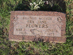 Martha Era Jane <I>Timmons</I> Flowers 