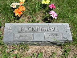 Mary Amanda “Mandy” <I>Hinson</I> Buckingham 