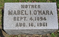 Mabel I <I>Houseman</I> O'Hara 