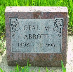 Opal Mae <I>Ellington</I> Abbott 