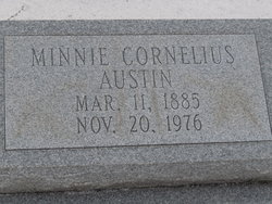 Minnie <I>Cornelius</I> Austin 