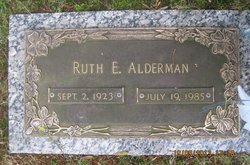 Ruth <I>Edwards</I> Alderman 