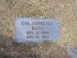 Eva <I>Johnston</I> Davis 