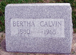 Bertha Elizabeth Calvin 