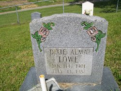 Dixie Alma <I>Nichols</I> Lowe 