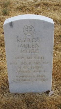 PVT Myron Allen Price 