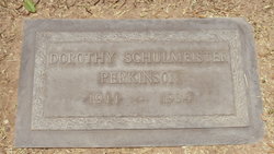 Dorothy <I>Schulmeister</I> Perkinson 
