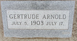 Gertrude “Gertie” Arnold 