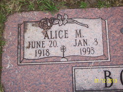 Alice Marjorie <I>Kantz</I> Booker 