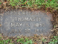 Minnie <I>Abernethy</I> Thomason 