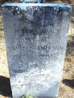 Mary W. <I>Tracy</I> Emerson 