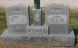 Sarah <I>Mentz</I> Hendricks 
