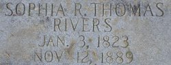 Sophia R <I>Thomas</I> Rivers 